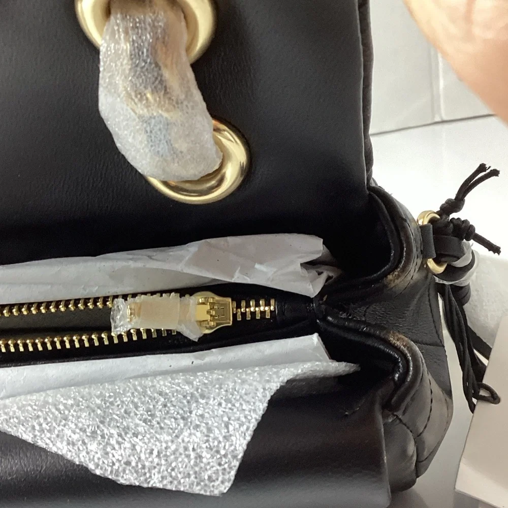 Coach Quilted Tabby 26 shoulder bag in black Nappa leather. - Picture 12 of 13